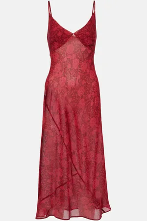 DRIES VAN NOTEN Floral slip dress