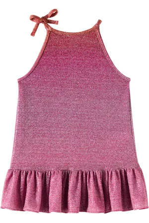 Oseree OsÃ©ree Kids LumiÃ¨re lamÃ© dress