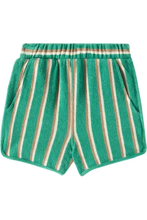 Louise Misha Jivo striped cotton terry shorts