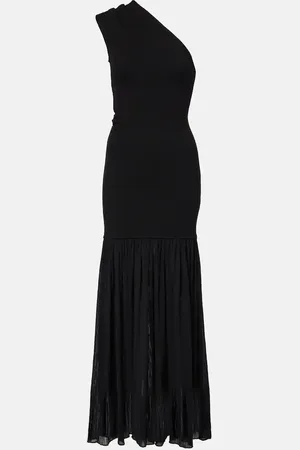 Proenza Schouler Cora one-shoulder crÃªpe chiffon maxi dress
