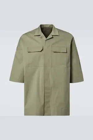 Rick Owens Magnum Tommy cotton-blend poplin shirt