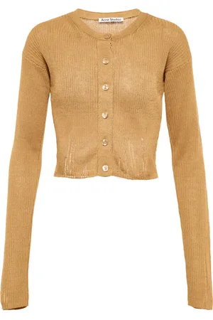 Acne Studios Distressed cropped cardigan