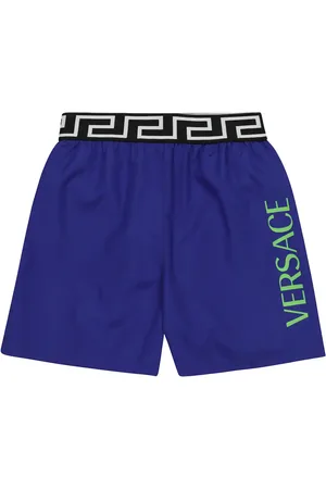 VERSACE Logo swim trunks