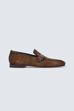 santoni Pamesa suede loafers