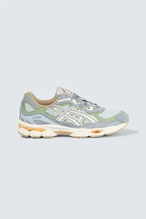 Asics Gel-NYC suede-trimmed sneakers