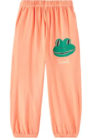 Jelly Mallow Smiling Frog cotton sweatpants