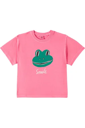 Jelly Mallow Smiling Frog cotton jersey T-shirt