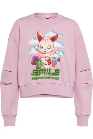 Stella McCartney Printed cotton-blend sweatshirt