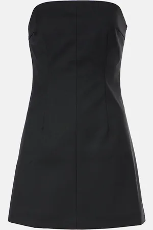Entire Studios Chute strapless satin minidress