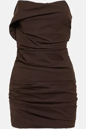 Entire Studios Gathered bustier dress