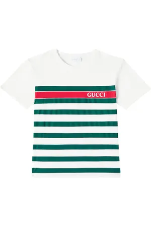 Gucci Logo striped cotton jersey T-shirt