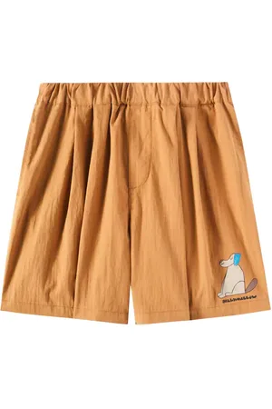 Jelly Mallow Mr. Dog cotton-blend shorts