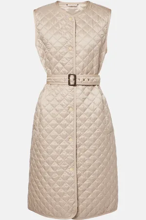 Max Mara Lauren belted quilted vest