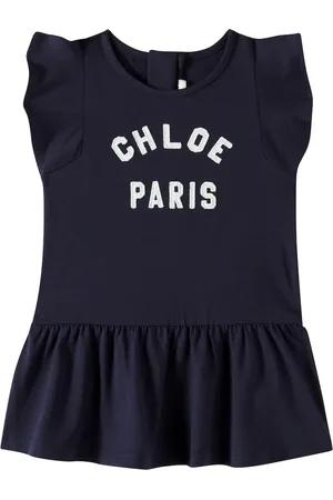 Chloé ChloÃ© Kids Baby logo cotton jersey dress