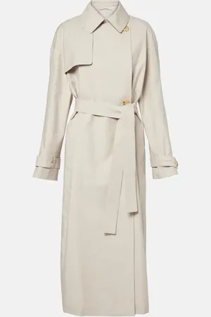 Max Mara Strench cotton-blend twill trench coat