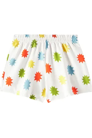 The New Society Anthea printed cotton-blend jersey shorts