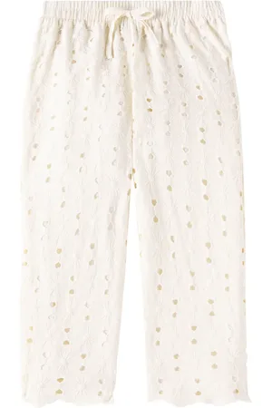 The New Society Creta embroidered cotton-blend pants