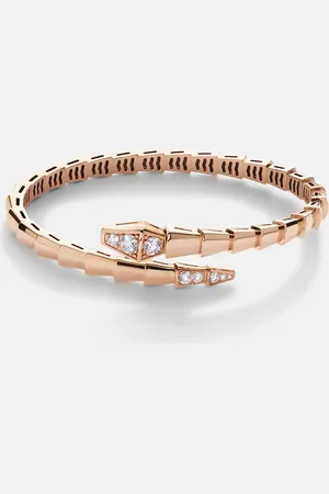 Bvlgari Serpenti Viper 18kt rose bracelet with diamonds