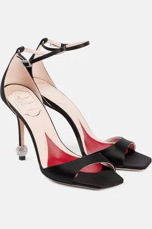 Roger Vivier Jewel 100 embellished satin sandals