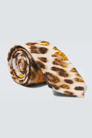 Bottega Veneta Leopard-print calf hair tie