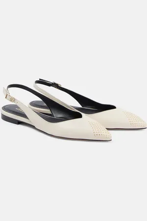 Isabel Marant Branee studded leather slingback flats