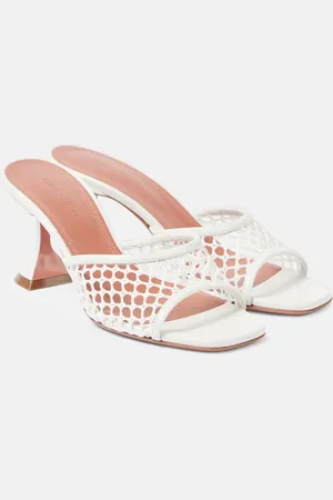 Amina Muaddi Lupita raffia mules