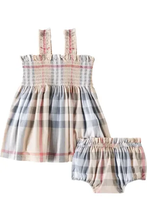 Burberry Baby Burberry Check dress and bloomers set