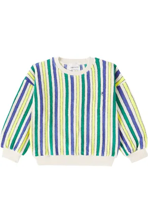 Bobo Choses Striped cotton terry sweatshirt