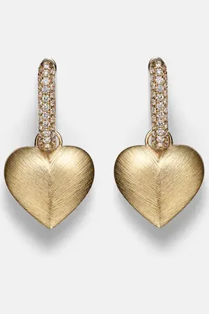 Shay Heart 18kt earrings with diamonds