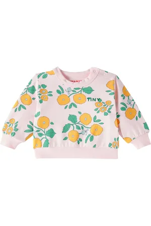 Tiny Cottons Baby Flowers cotton-blend jersey sweatshirt