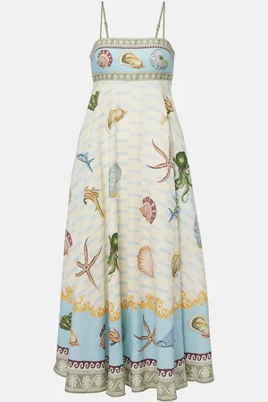 ALÉMAIS AlÃ©mais Bath House linen maxi dress