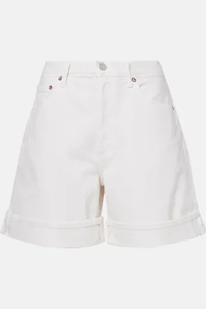 AGOLDE Dame high-rise denim shorts