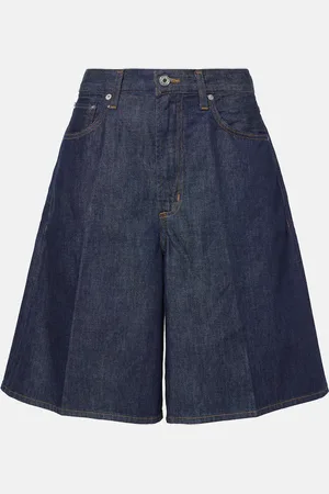 AGOLDE Nolan high-rise denim Bermuda shorts