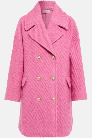 RED Valentino Double-breasted wool-blend coat