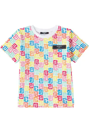 Balmain Printed cotton T-shirt