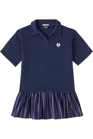 Scotch&Soda Ruffled cotton polo shirt