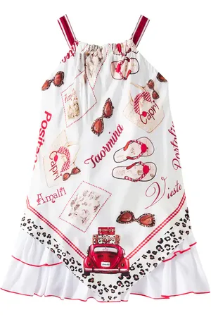 MONNALISA Scarf-detail dress
