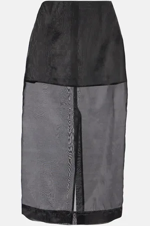 The Frankie Shop Peri silk-blend midi skirt