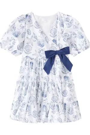 PATACHOU Printed cotton poplin minidress