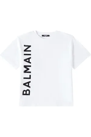 Balmain Logo cotton jersey T-shirt