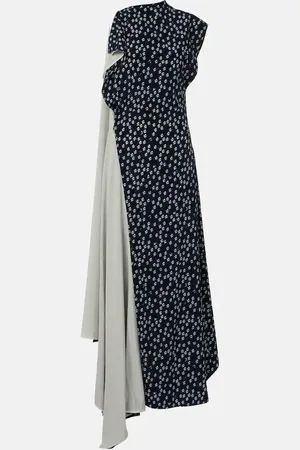 Proenza Schouler Devyn floral draped maxi dress