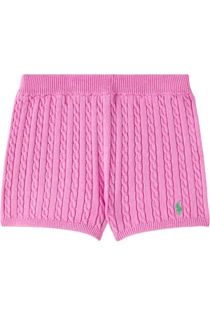 Ralph Lauren Cable-knit cotton shorts