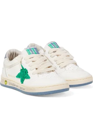 Golden Goose Ballstar embroidered leather sneakers