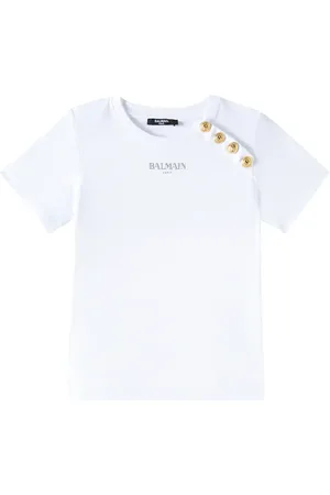 Balmain Logo cotton jersey T-shirt
