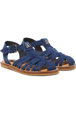 Dolce & Gabbana DG suede fisherman sandals