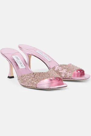 Jimmy Choo Skye 70 embellished suede mules