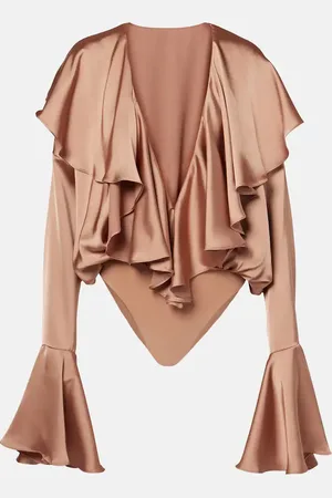 Norma Kamali Ruffled bodysuit