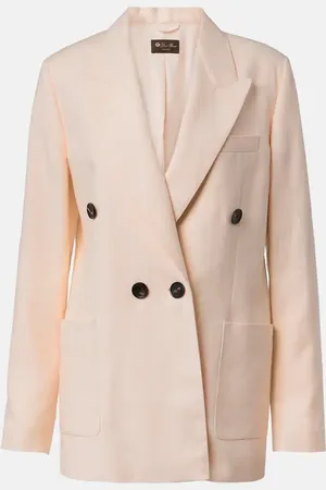 Loro Piana Genny linen and wool blazer