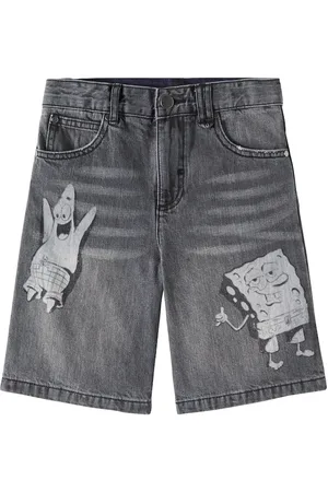 Stella McCartney X SpongeBob printed denim shorts