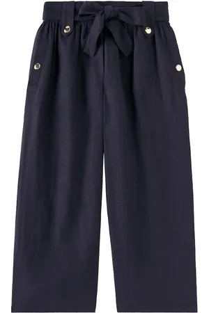 Chloé ChloÃ© Kids Linen wide-leg pants